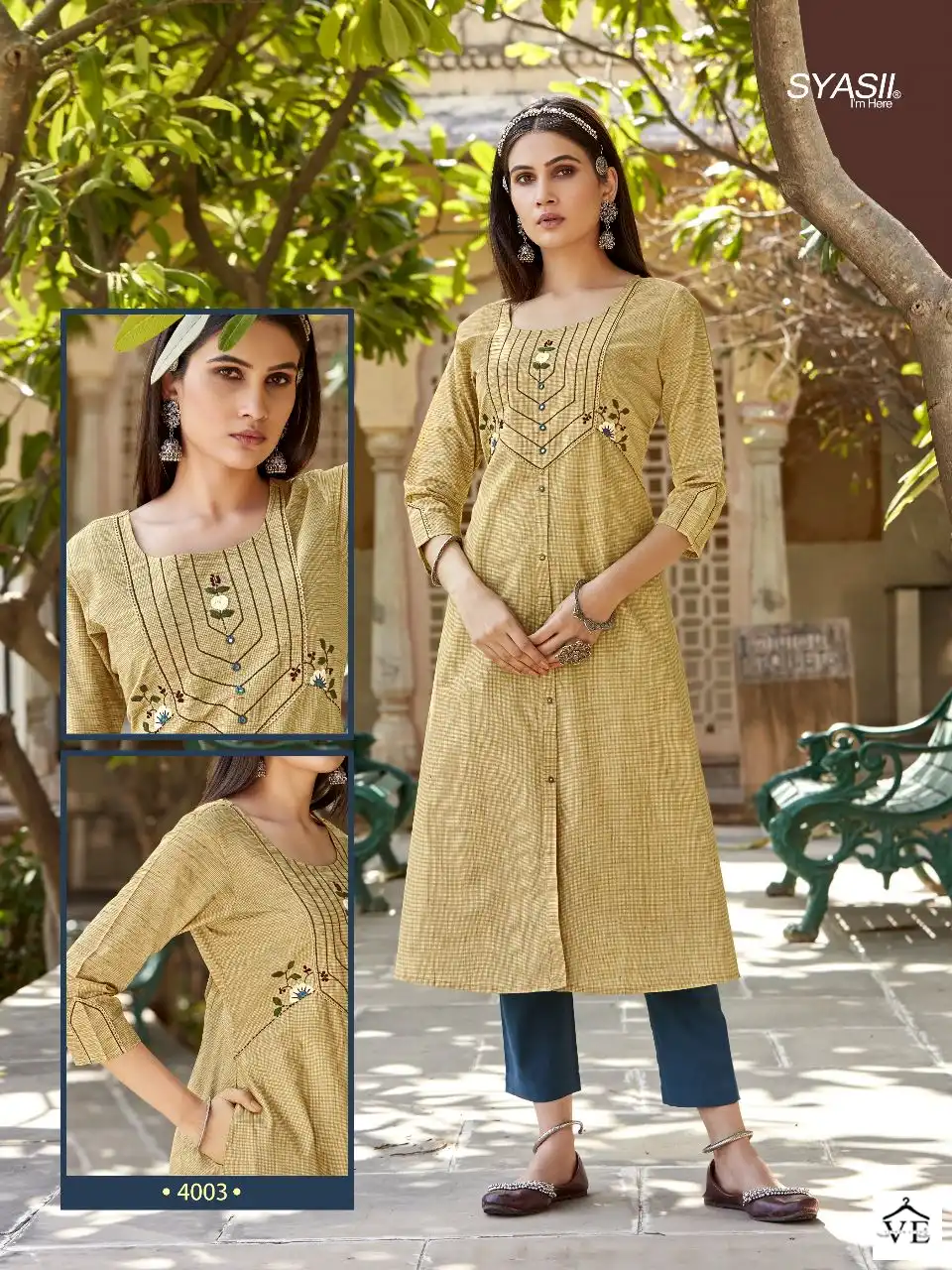 Syasii Ovvy Vol 2 100% Pure And Heavy Cotton Wholesale Kurti Catalog — Wholesale Kurtis, MPA wholesale from Surat — view 2