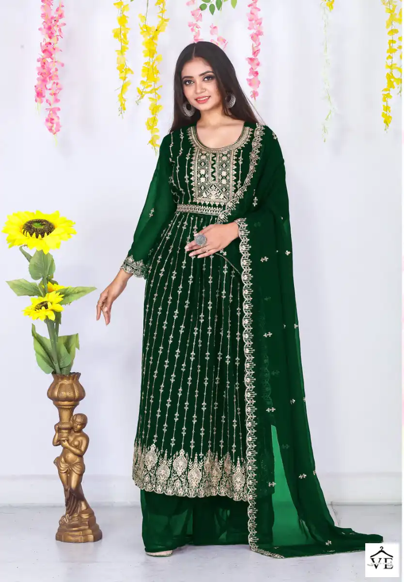 Balaji Pakiza Blooming Georgette Wholesale Trendy Designer Suits Catalog — Wholesale Salwar Suits, MPA wholesale from Surat - Gallery Image 2