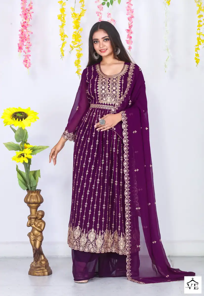 Balaji Pakiza Blooming Georgette Wholesale Trendy Designer Suits Catalog — Wholesale Salwar Suits, MPA wholesale from Surat - Gallery Image 3