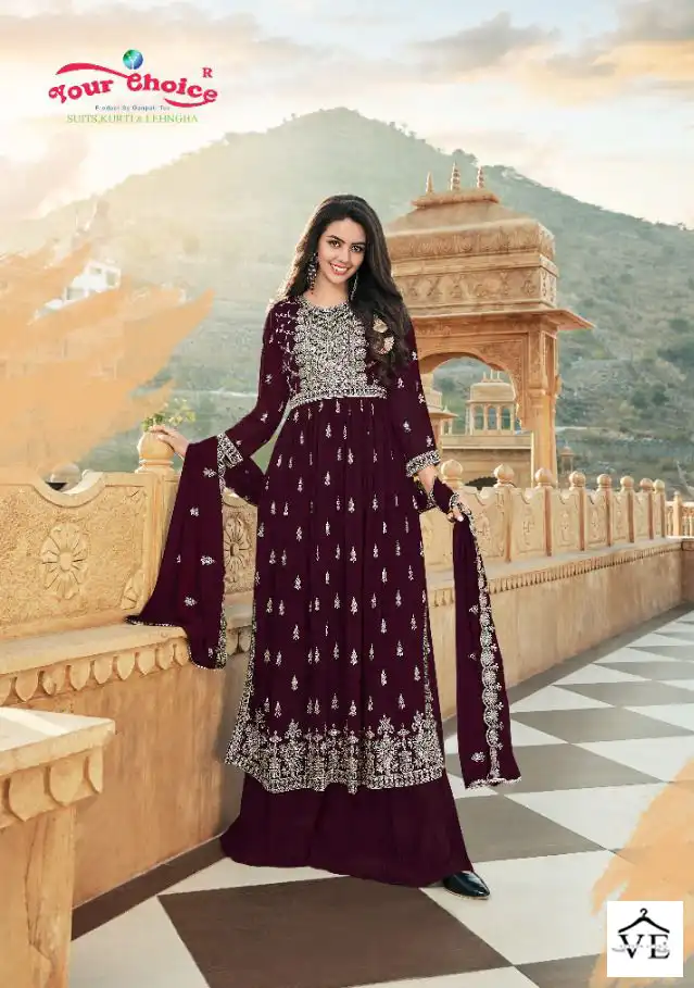 Your Choice Pakiza Blooming Georgette Wholesale Eid Collection Suit Catalog — Wholesale Salwar Suits, MPA wholesale from Surat - Gallery Image 3