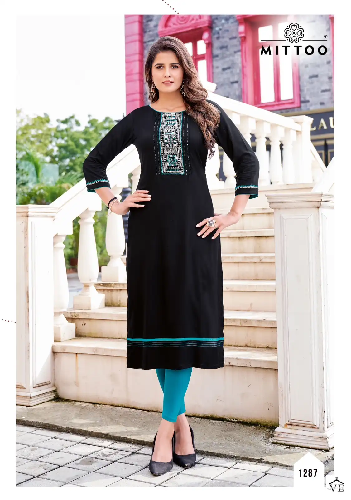 Mittoo Palak Vol 33 Heavy Rayon Wholesale Kurti Catalog — Wholesale Kurtis, MPA wholesale from Surat — view 3
