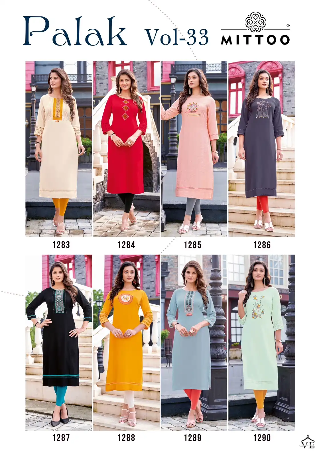 Mittoo Palak Vol 33 Heavy Rayon Wholesale Kurti Catalog — Wholesale Kurtis, MPA wholesale from Surat — view 9