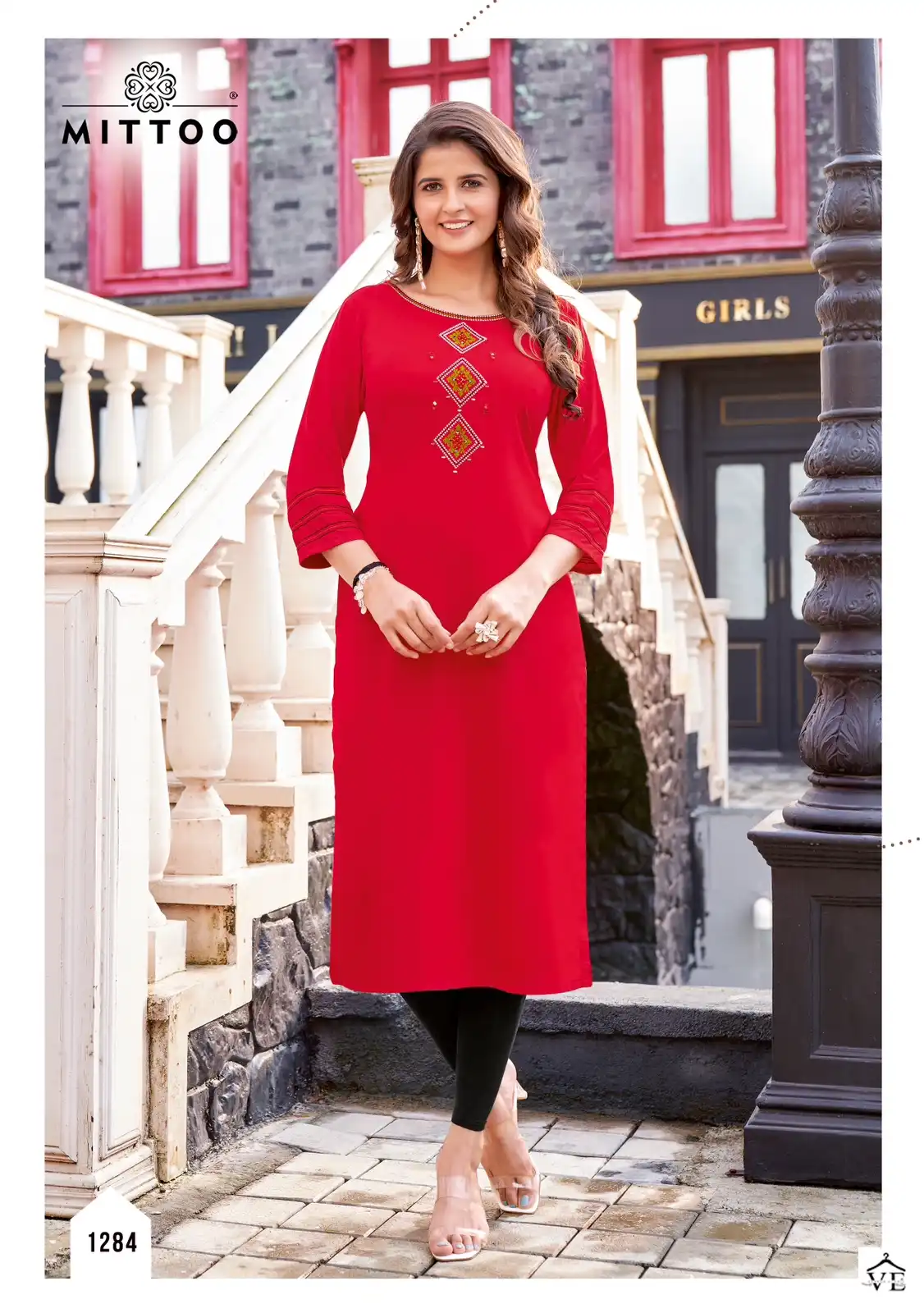Mittoo Palak Vol 33 Heavy Rayon Wholesale Kurti Catalog — Wholesale Kurtis, MPA wholesale from Surat — view 2