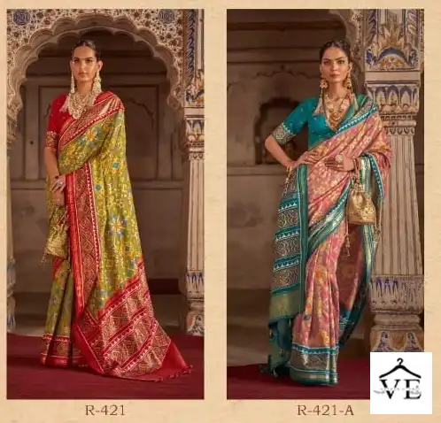 Rewaa Patrani Vol 2 Smuth Patola Silk Wholesale Saree Catalog — Wholesale Sarees, MPA wholesale from Surat - Gallery Image 6