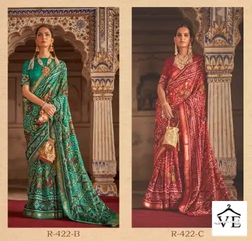 Rewaa Patrani Vol 2 Smuth Patola Silk Wholesale Saree Catalog — Wholesale Sarees, MPA wholesale from Surat - Gallery Image 2
