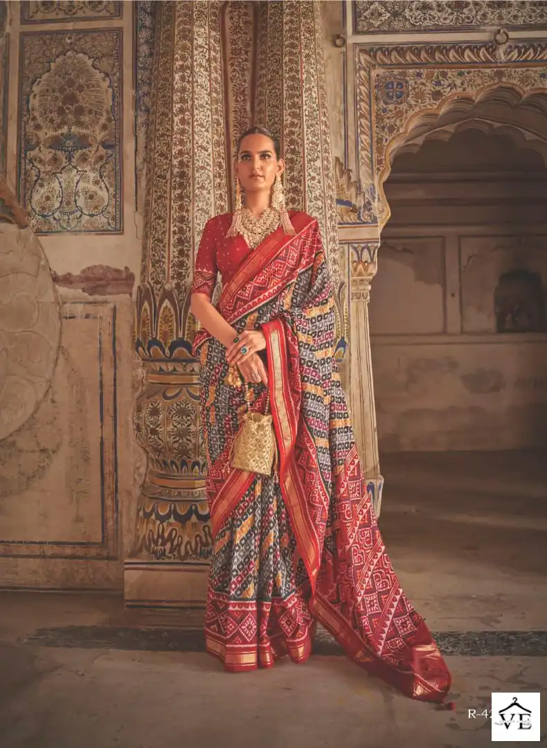 Rewaa Patrani Vol 2 Smuth Patola Silk Wholesale Saree Catalog — Wholesale Sarees, MPA wholesale from Surat - Gallery Image 3