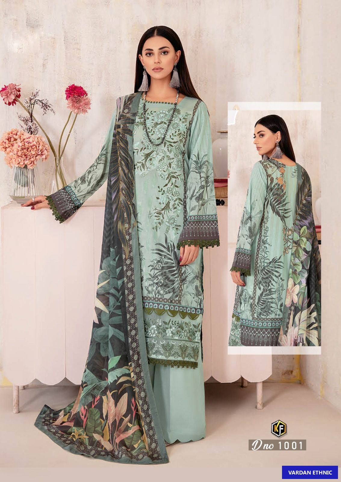 Keval Fab Qurbat Lawn Cotton Wholesale Pakistani Salwar Suit Catalog — Wholesale Salwar Suits, MPA wholesale from Surat - Gallery Image 2