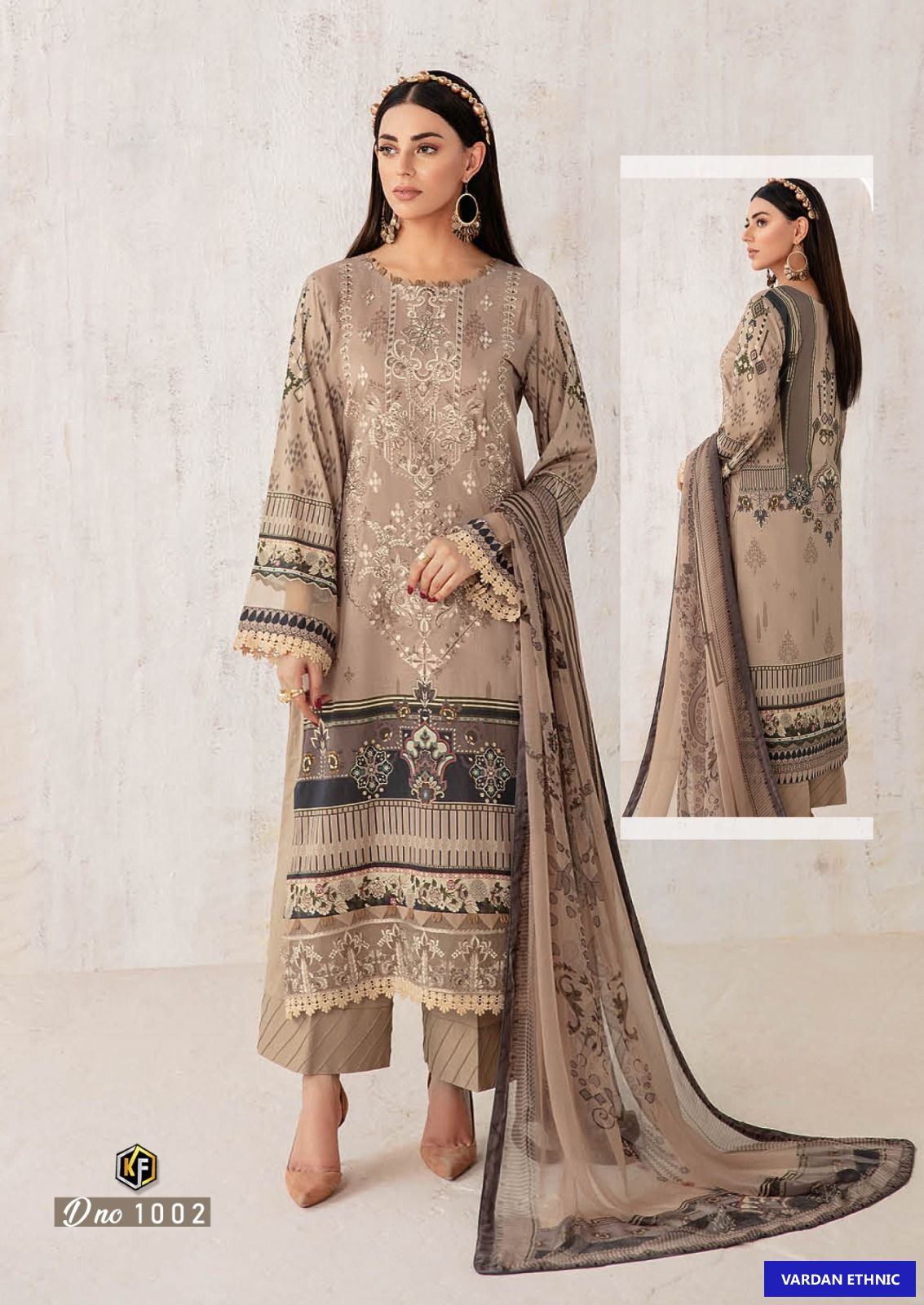 Keval Fab Qurbat Lawn Cotton Wholesale Pakistani Salwar Suit Catalog — Wholesale Salwar Suits, MPA wholesale from Surat - Gallery Image 3