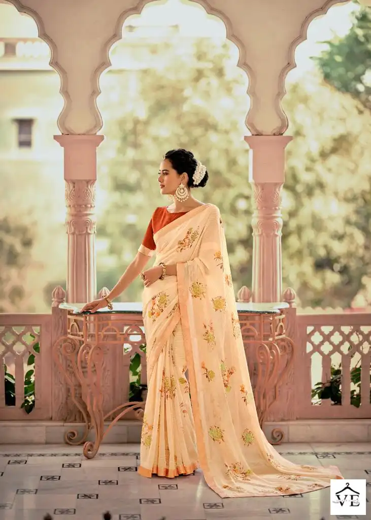 Kashvi Creation Ragini Georgette Wholesale Saree Catalog — Wholesale Sarees, Kashvi Creation wholesale from Surat - Gallery Image 4