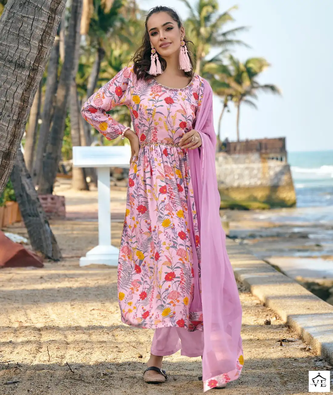 Kailee Fashion Ragmala Pure Viscose Muslin Wholesale Readymade Suits Catalog — Wholesale Salwar Suits, MPA wholesale from Surat — view 1