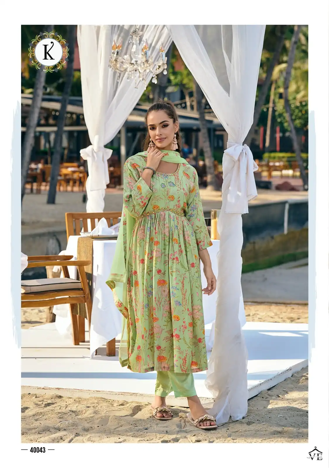 Kailee Fashion Ragmala Pure Viscose Muslin Wholesale Readymade Suits Catalog — Wholesale Salwar Suits, MPA wholesale from Surat - Gallery Image 4