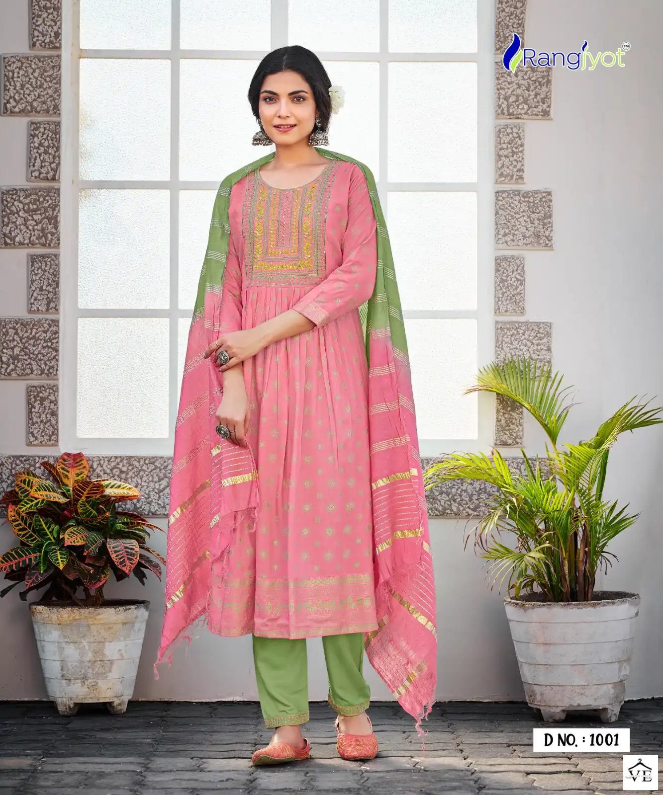 Rangjyot Rangmanch Vol-2 Heavy Rayon 14 Kg Wholesale Readymade Salwar Kameez Catalog — Wholesale Salwar Suits, MPA wholesale from Surat - Gallery Image 2