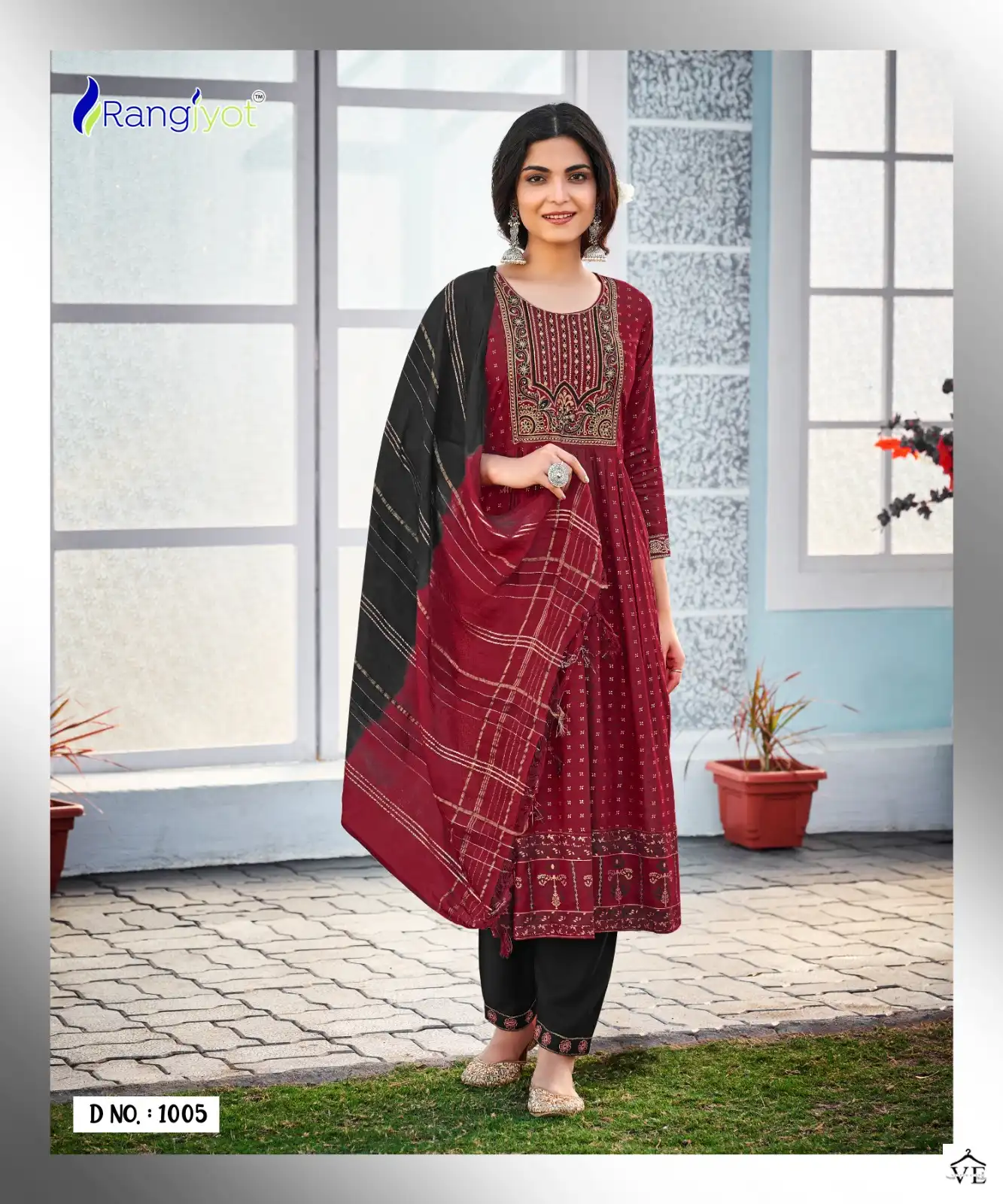 Rangjyot Rangmanch Vol-2 Heavy Rayon 14 Kg Wholesale Readymade Salwar Kameez Catalog — Wholesale Salwar Suits, MPA wholesale from Surat - Gallery Image 6