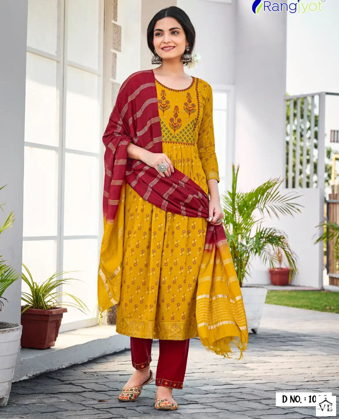 Rangjyot Rangmanch Vol-2 Heavy Rayon 14 Kg Wholesale Readymade Salwar Kameez Catalog — Wholesale Salwar Suits, MPA wholesale from Surat — view 1