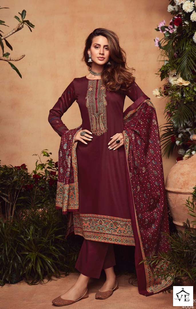 Mumtaz Arts Rangrez Jam Satin Wholesale Designer Salwar Suit Catalog — Wholesale Salwar Suits, MPA wholesale from Surat - Gallery Image 5