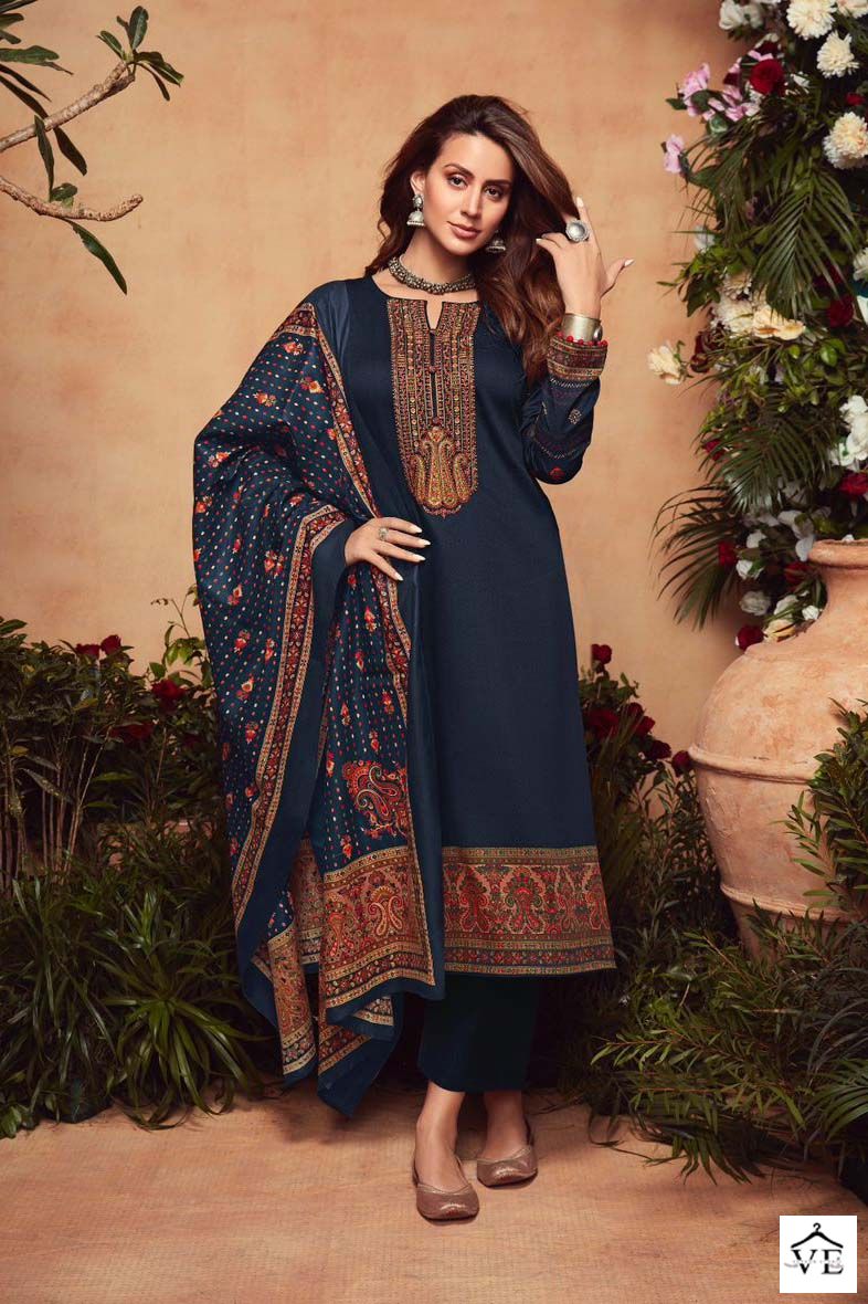 Mumtaz Arts Rangrez Jam Satin Wholesale Designer Salwar Suit Catalog — Wholesale Salwar Suits, MPA wholesale from Surat - Gallery Image 6