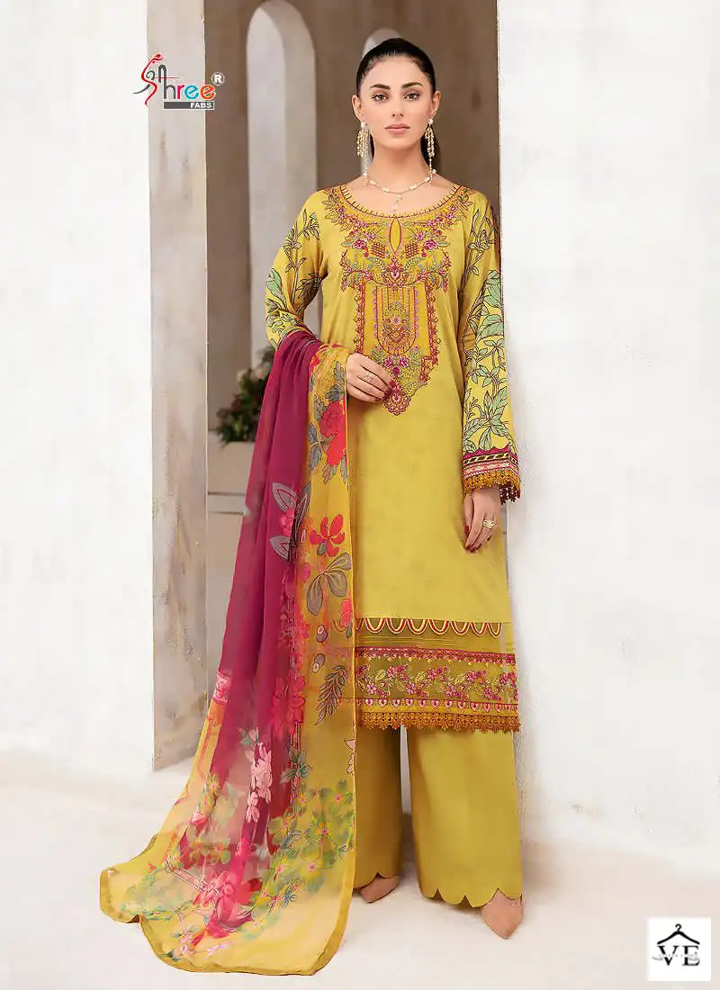 Rangrez Luxury Lawn Collection Vol-2 Pure Lawn Cotton Wholesale Pakistani Suit Catalog - Image 2