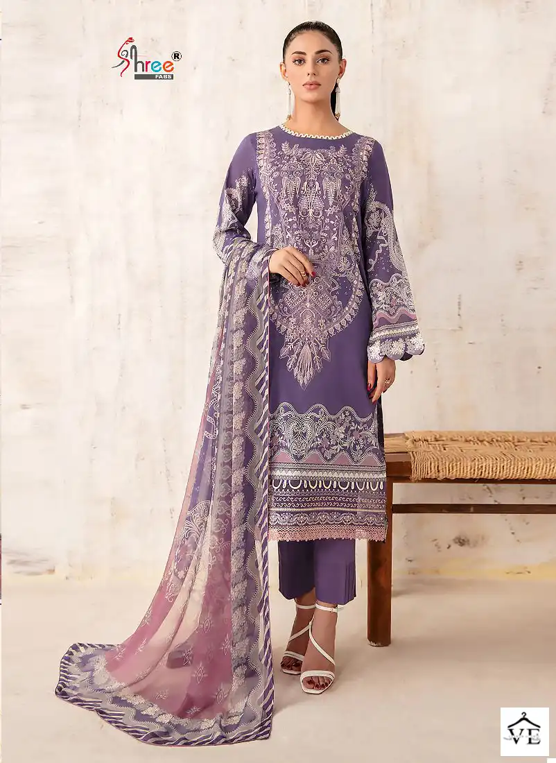 Rangrez Luxury Lawn Collection Vol-2 Pure Lawn Cotton Wholesale Pakistani Suit Catalog - Image 3