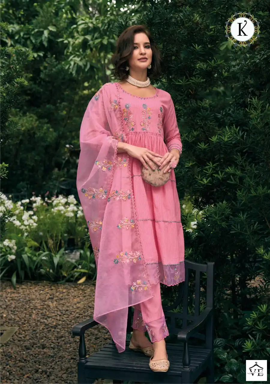 Kailee Fashion Rozana Pure Cotton Wholesale Readymade Suit Catalog — Wholesale Salwar Suits, MPA wholesale from Surat - Gallery Image 3