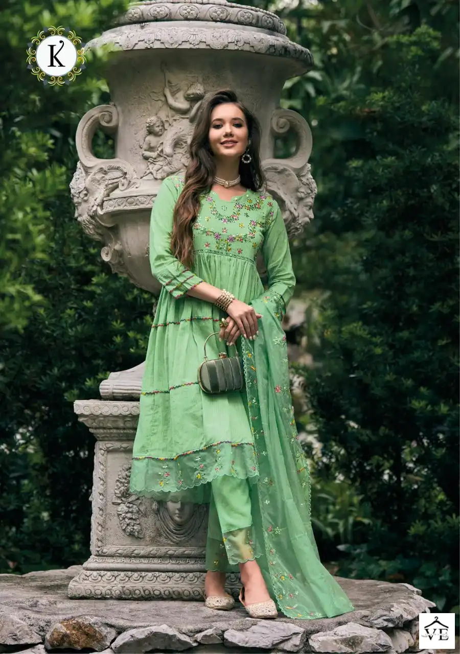 Kailee Fashion Rozana Pure Cotton Wholesale Readymade Suit Catalog — Wholesale Salwar Suits, MPA wholesale from Surat - Gallery Image 5