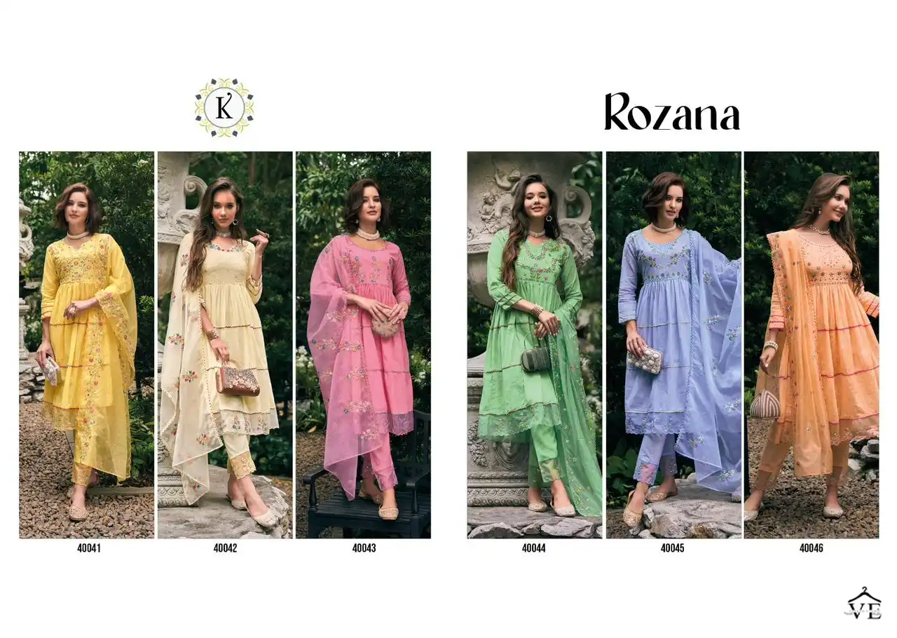Kailee Fashion Rozana Pure Cotton Wholesale Readymade Suit Catalog — Wholesale Salwar Suits, MPA wholesale from Surat — view 7
