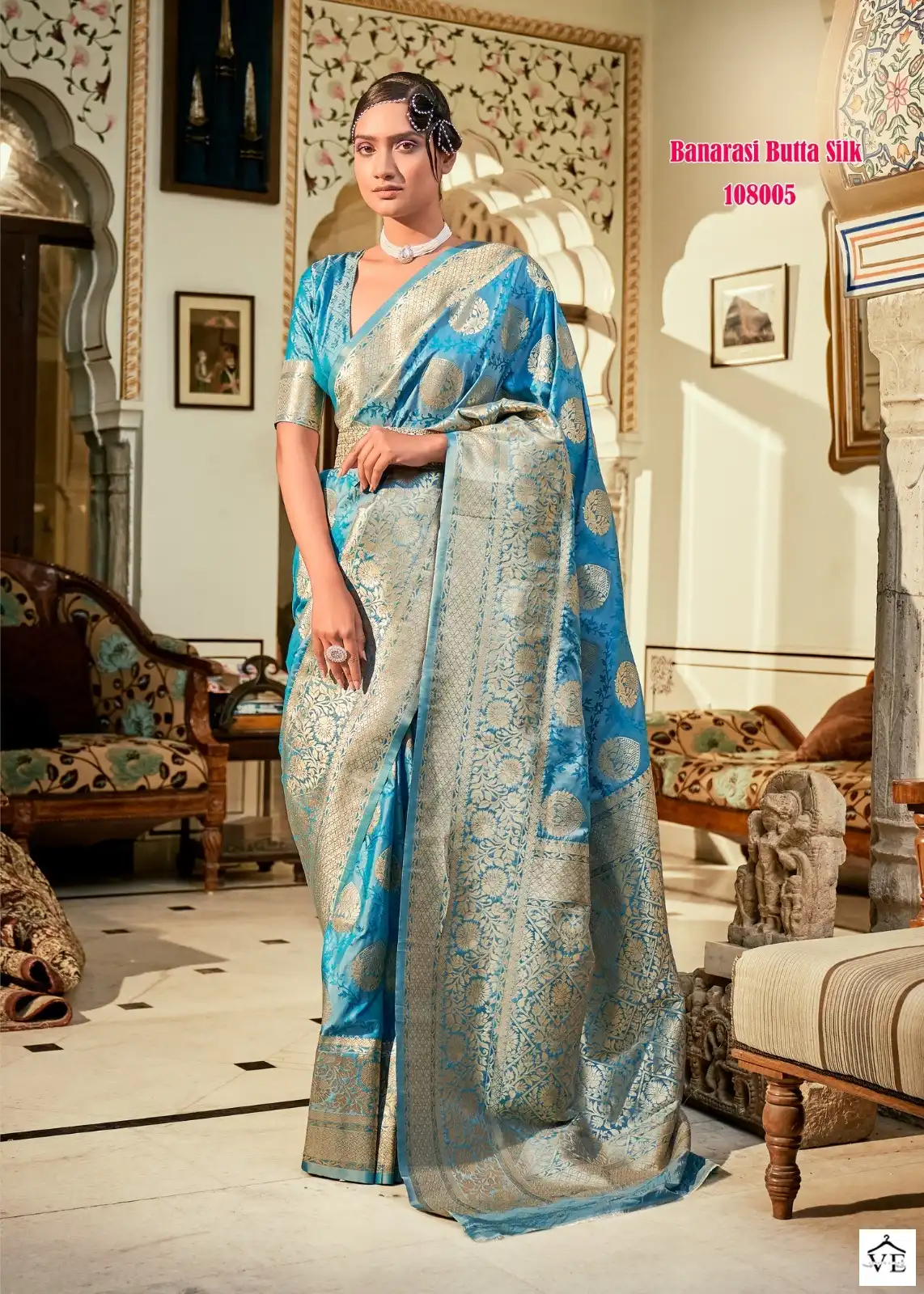 Rajpath Rozy Silk Banarasi Butta Silk Wholesale Saree Catalog — Wholesale Sarees, MPA wholesale from Surat — view 3