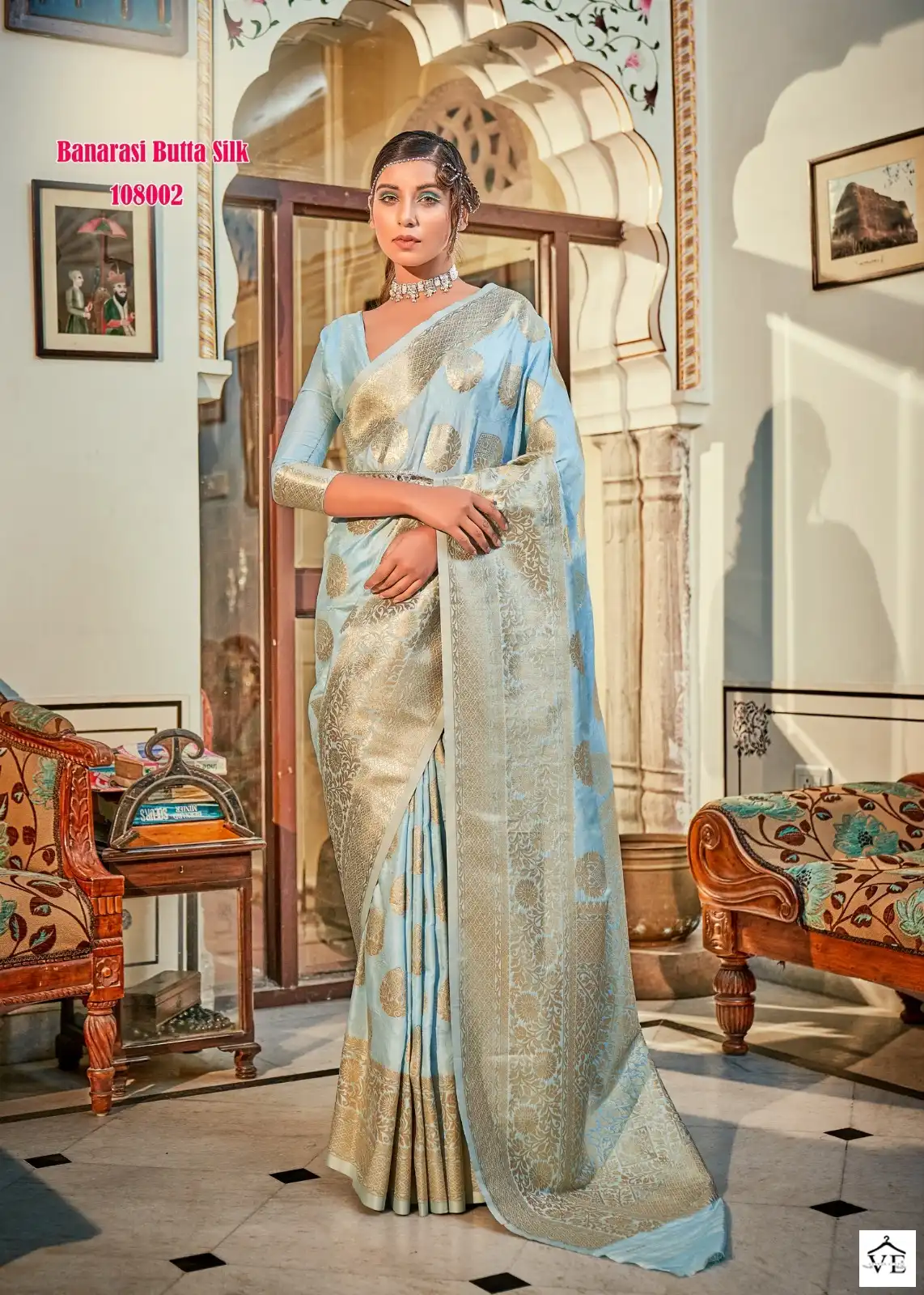 Rajpath Rozy Silk Banarasi Butta Silk Wholesale Saree Catalog — Wholesale Sarees, MPA wholesale from Surat — view 5