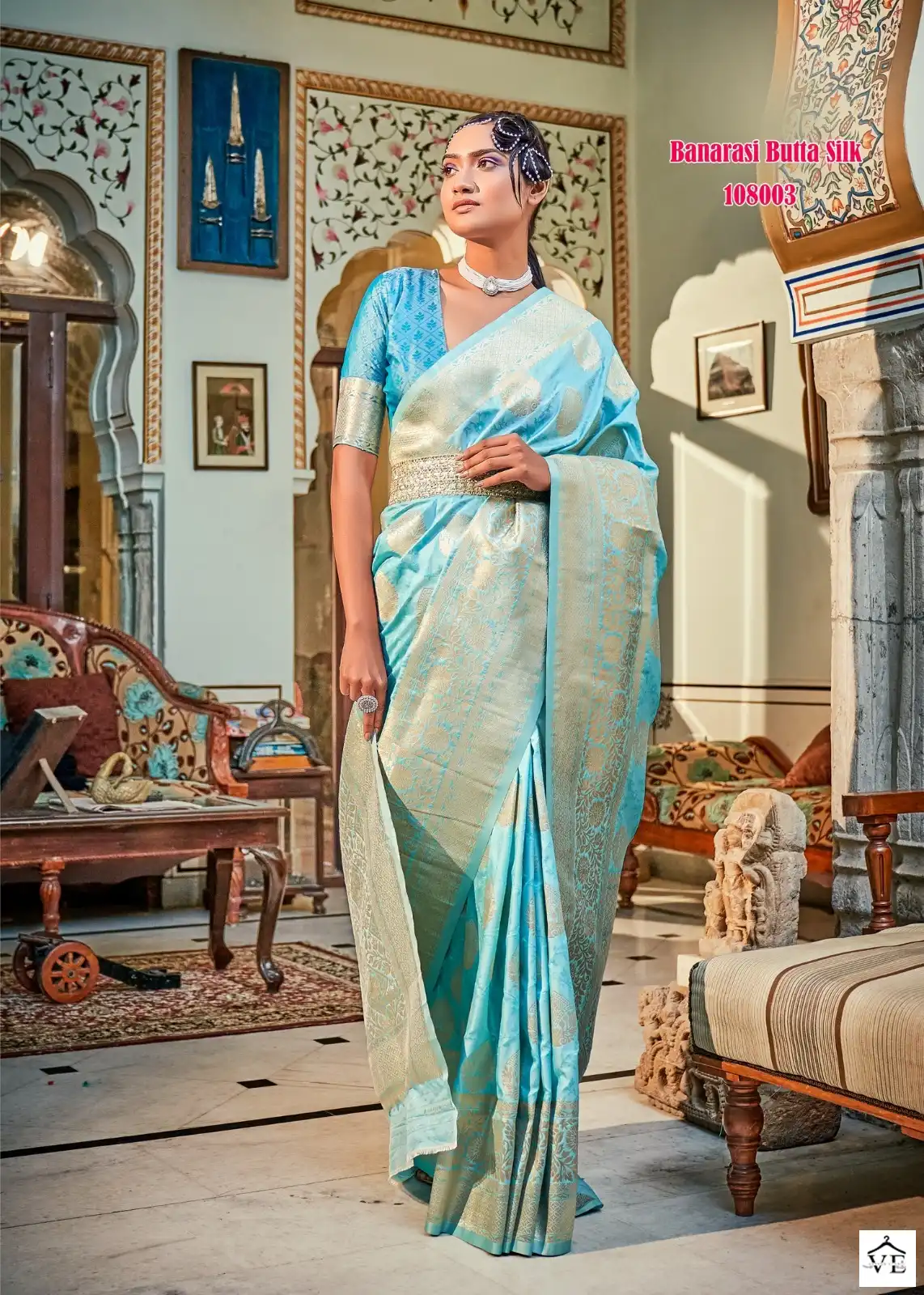 Rajpath Rozy Silk Banarasi Butta Silk Wholesale Saree Catalog — Wholesale Sarees, MPA wholesale from Surat — view 6