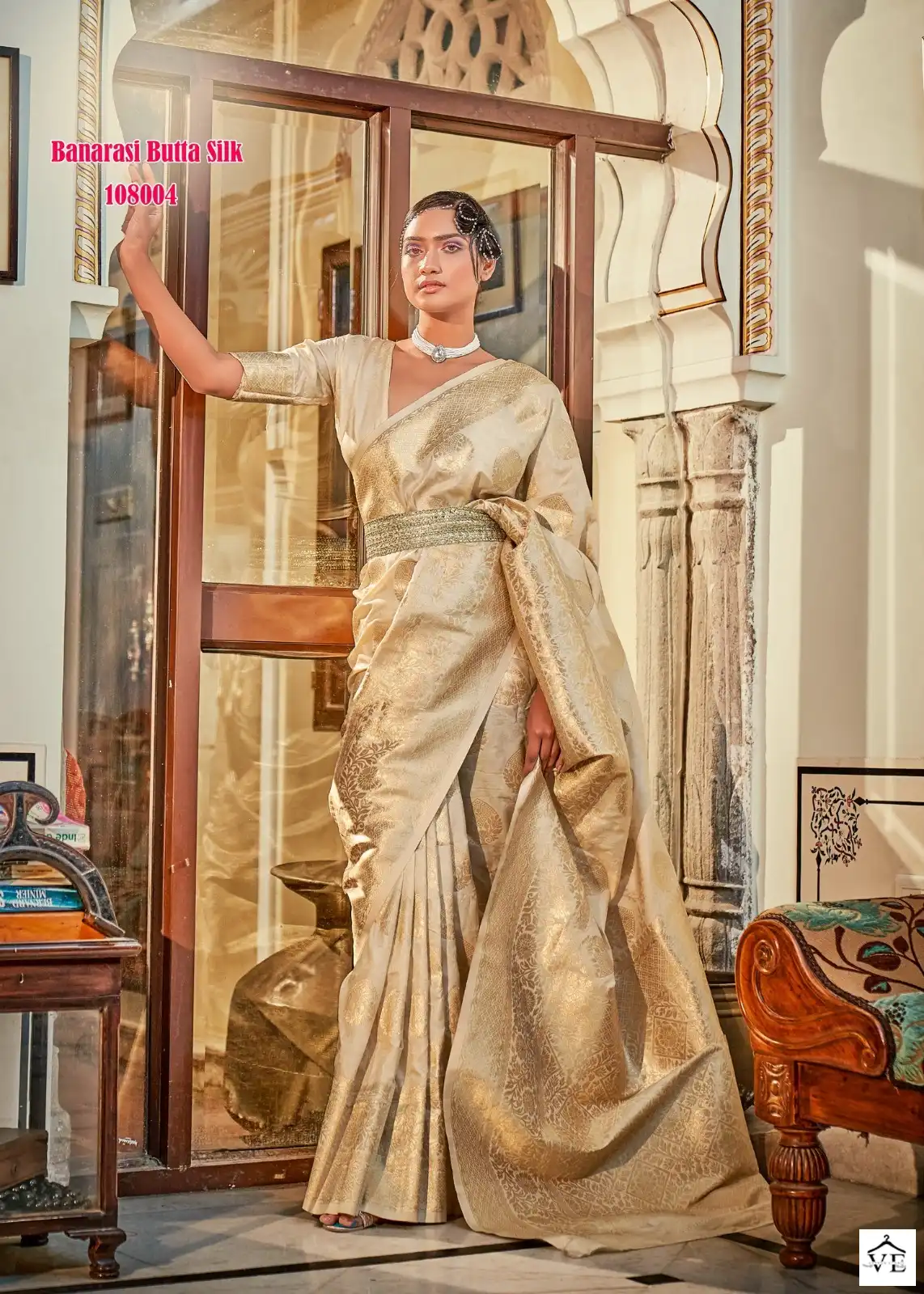 Rajpath Rozy Silk Banarasi Butta Silk Wholesale Saree Catalog — Wholesale Sarees, MPA wholesale from Surat — view 2
