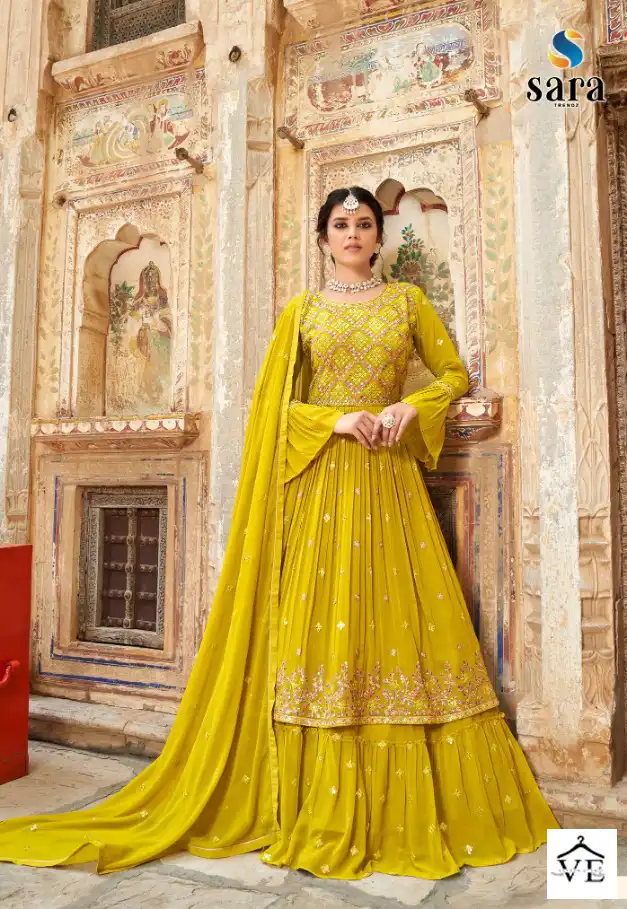 Sara Trendz Ruby Georgette Wholesale Stitched Designer Catalog — Wholesale Salwar Suits, MPA wholesale from Surat - Gallery Image 3