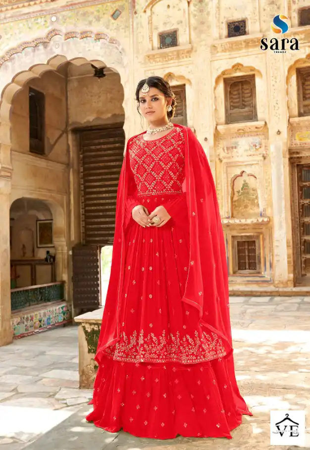 Sara Trendz Ruby Georgette Wholesale Stitched Designer Catalog — Wholesale Salwar Suits, MPA wholesale from Surat - Gallery Image 4
