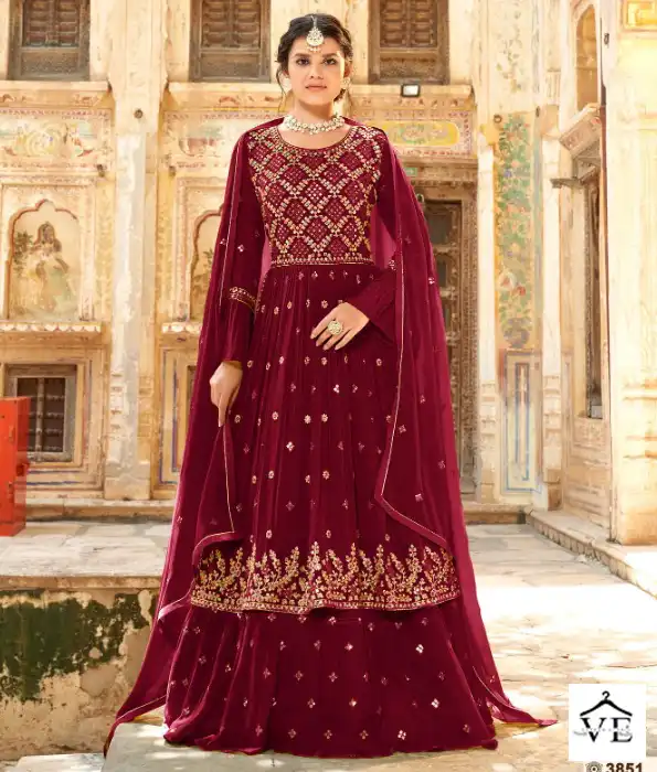 Sara Trendz Ruby Georgette Wholesale Stitched Designer Catalog — Wholesale Salwar Suits, MPA wholesale from Surat — view 1