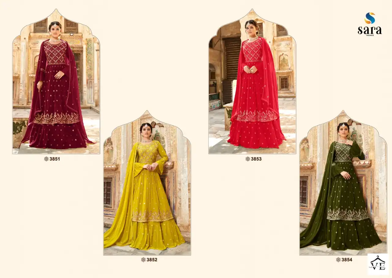Sara Trendz Ruby Georgette Wholesale Stitched Designer Catalog — Wholesale Salwar Suits, MPA wholesale from Surat — view 5