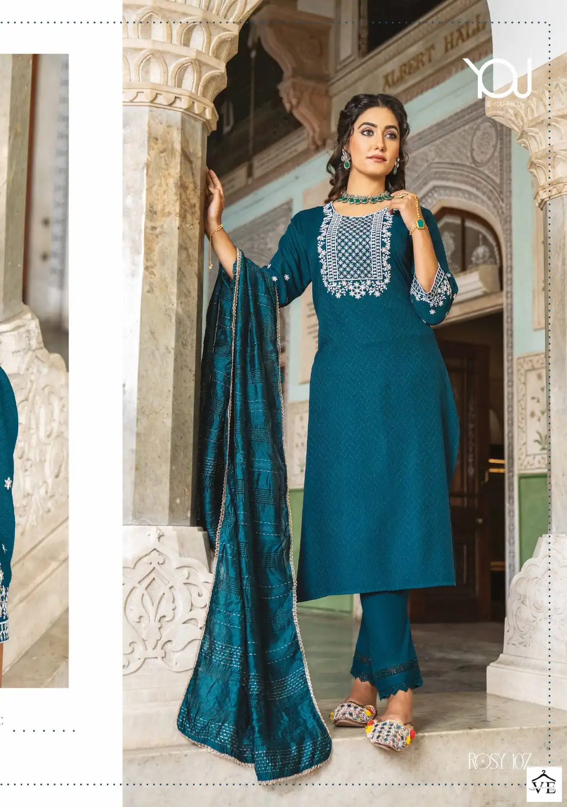 Wanna Rosy Pure Rayon Wholesale Readymade Suits Catalog — Wholesale Salwar Suits, MPA wholesale from Surat - Gallery Image 2