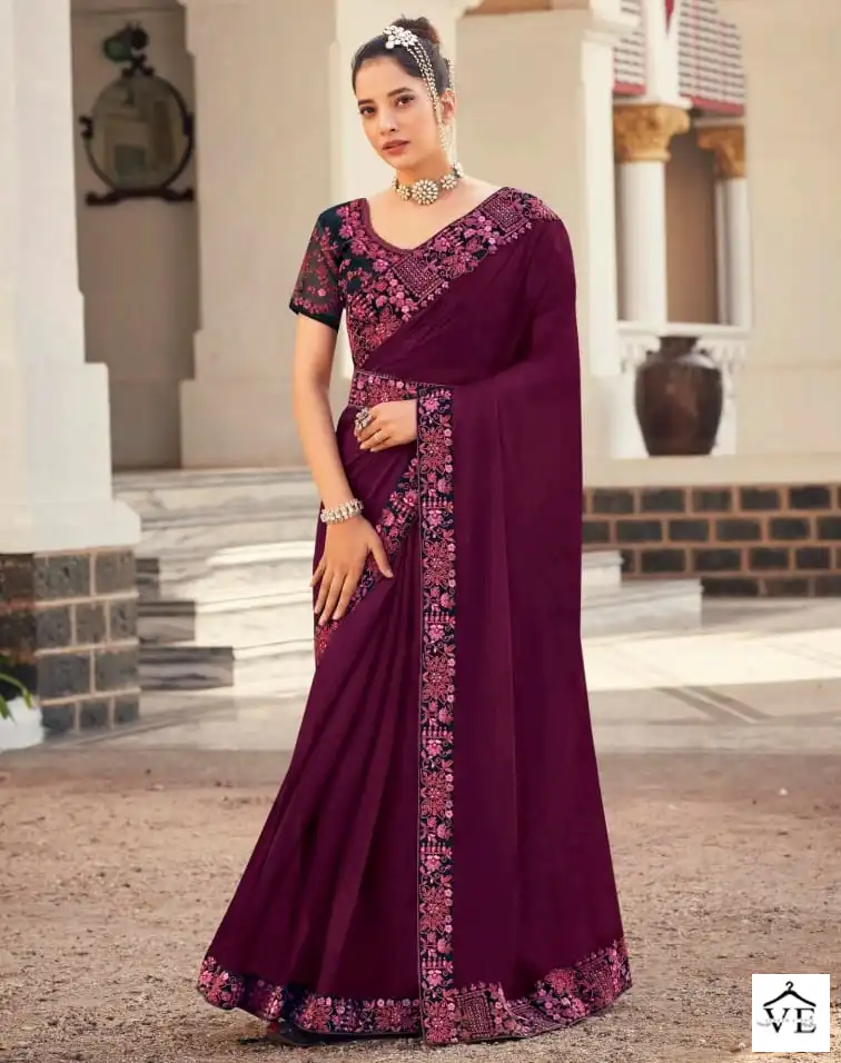 Kalista Ruaab Gold Fancy Gold Metallic Wholesale Wedding Saree Catalog — Wholesale Sarees, MPA wholesale from Surat — view 1