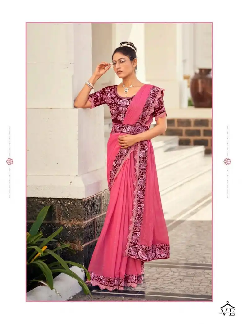 Kalista Ruaab Gold Fancy Gold Metallic Wholesale Wedding Saree Catalog — Wholesale Sarees, MPA wholesale from Surat - Gallery Image 2