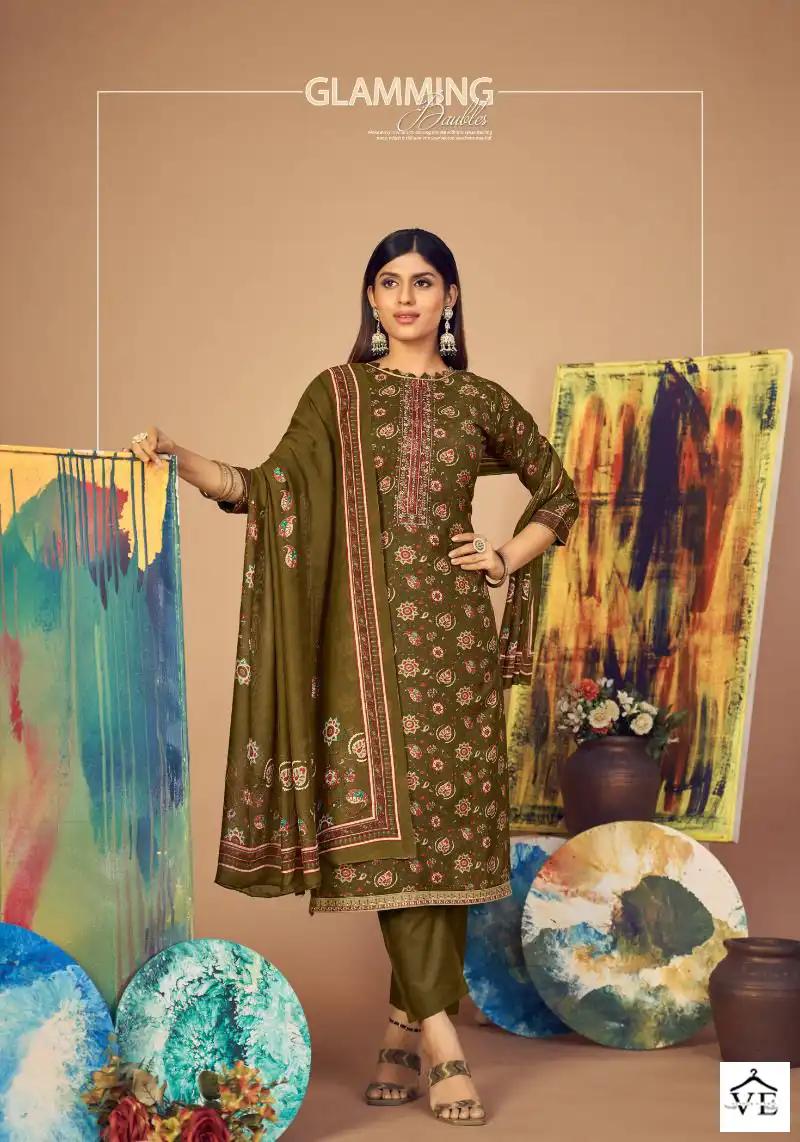 Siyoni Designer Sahin Pure Muslin Silk Wholesale Salwar Suit Catalog — Wholesale Salwar Suits, MPA wholesale from Surat - Gallery Image 3