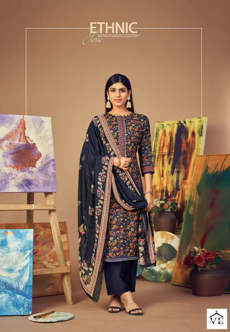 Siyoni Designer Sahin Pure Muslin Silk Wholesale Salwar Suit Catalog — Wholesale Salwar Suits, MPA wholesale from Surat - Gallery Image 8