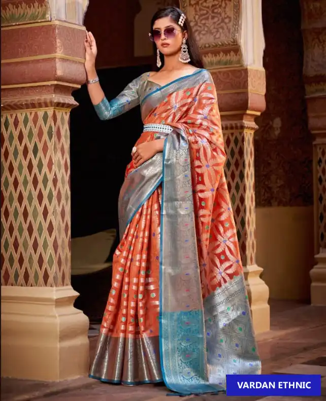 The Fabrica Sairoopa Modal Tissue Zari Weaving Silk Wholesale Saree Catalog — Wholesale Sarees, MPA wholesale from Surat — view 1
