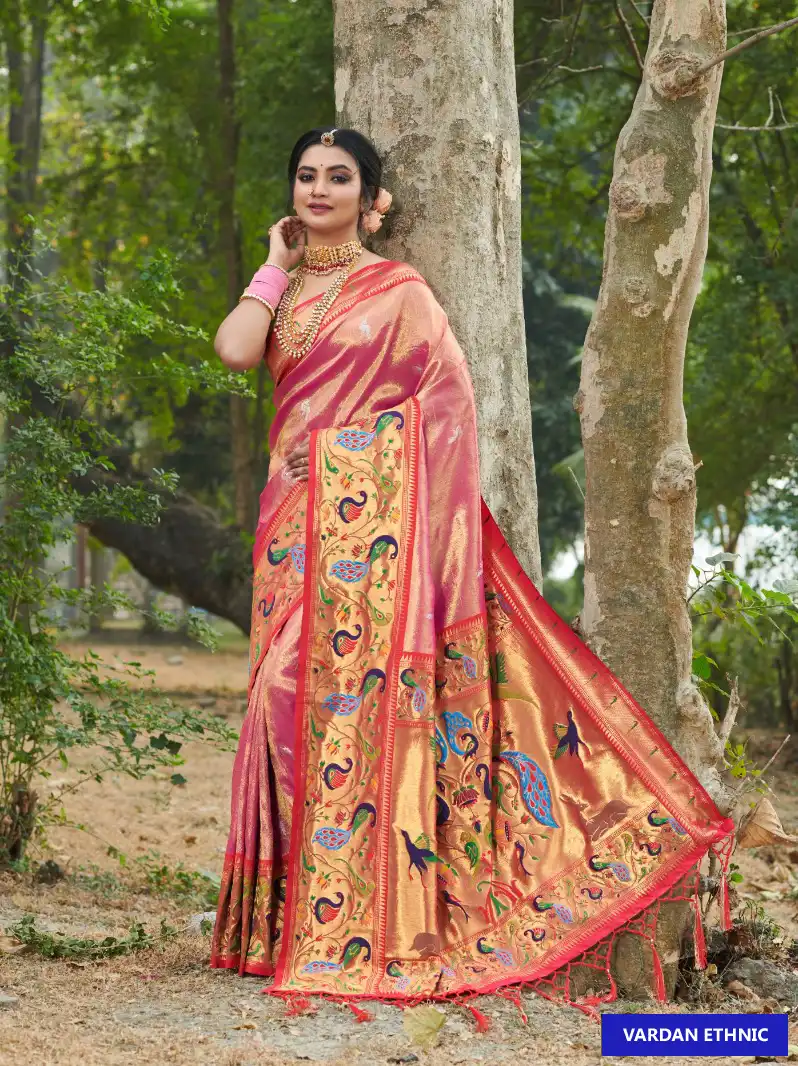 Sangam Sanjivani Paithani Silk Wholesale Saree Catalog — Wholesale Sarees, MPA wholesale from Surat - Gallery Image 2