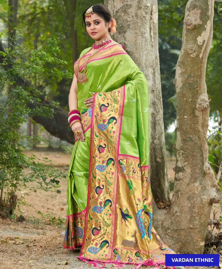 Sangam Sanjivani Paithani Silk Wholesale Saree Catalog — Wholesale Sarees, MPA wholesale from Surat — view 1