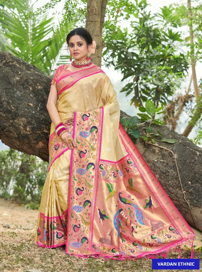 Sangam Sanjivani Paithani Silk Wholesale Saree Catalog — Wholesale Sarees, MPA wholesale from Surat - Gallery Image 5