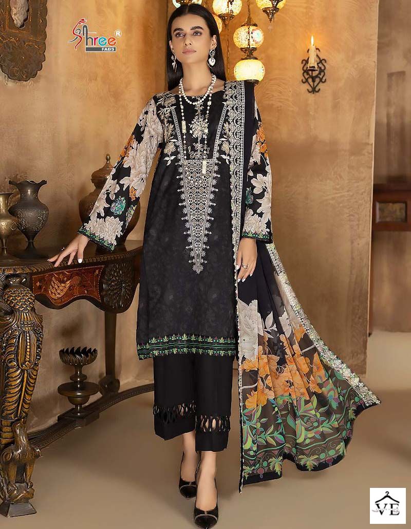 Shree Fabs Sapphire Vol 1 Nx Cotton Wholesale Pakistani Catalog — Wholesale Salwar Suits, MPA wholesale from Surat — view 1