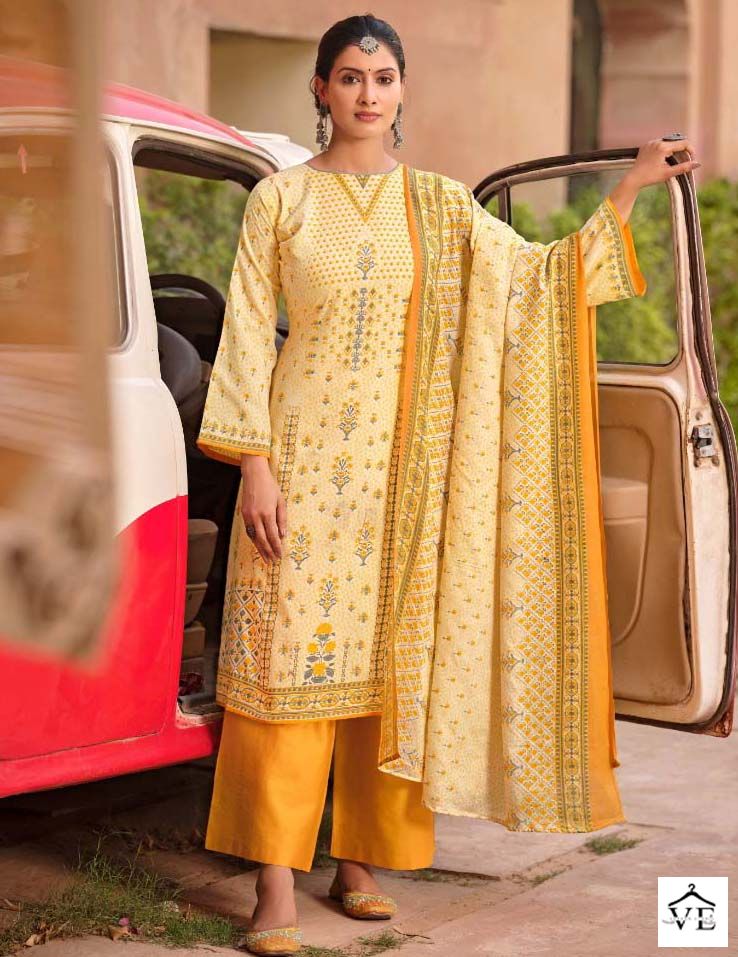 Levisha Sara Cotton Wholesale Salwar Suit Catalog — Wholesale Salwar Suits, Levisha wholesale from Surat — view 1