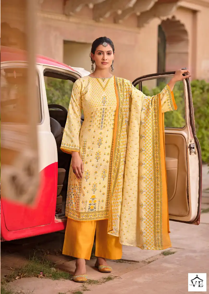 Levisha Sara Pure Cotton Wholesale Salwar Suit Catalog — Wholesale Salwar Suits, Levisha wholesale from Surat - Gallery Image 6