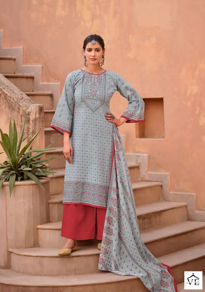 Levisha Sara Pure Cotton Wholesale Salwar Suit Catalog — Wholesale Salwar Suits, Levisha wholesale from Surat - Gallery Image 7
