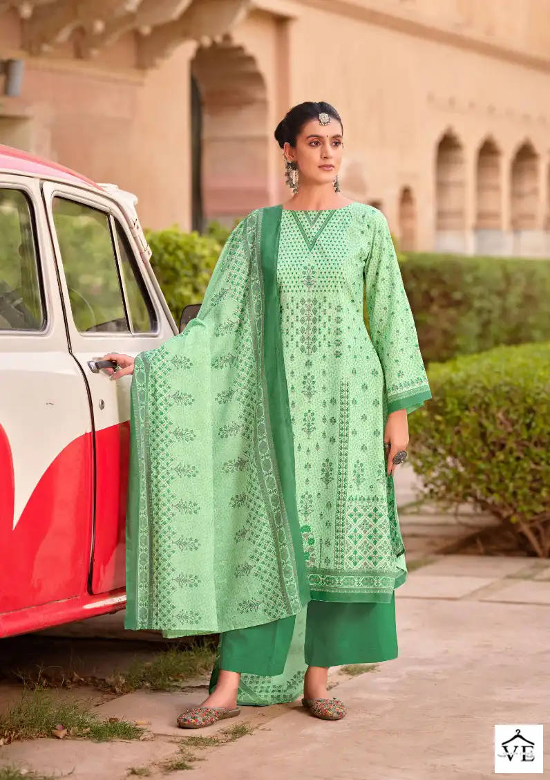 Levisha Sara Pure Cotton Wholesale Salwar Suit Catalog — Wholesale Salwar Suits, Levisha wholesale from Surat - Gallery Image 8