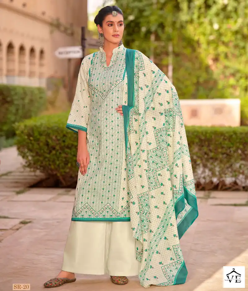 Levisha Sara Pure Cotton Wholesale Salwar Suit Catalog — Wholesale Salwar Suits, Levisha wholesale from Surat — view 1