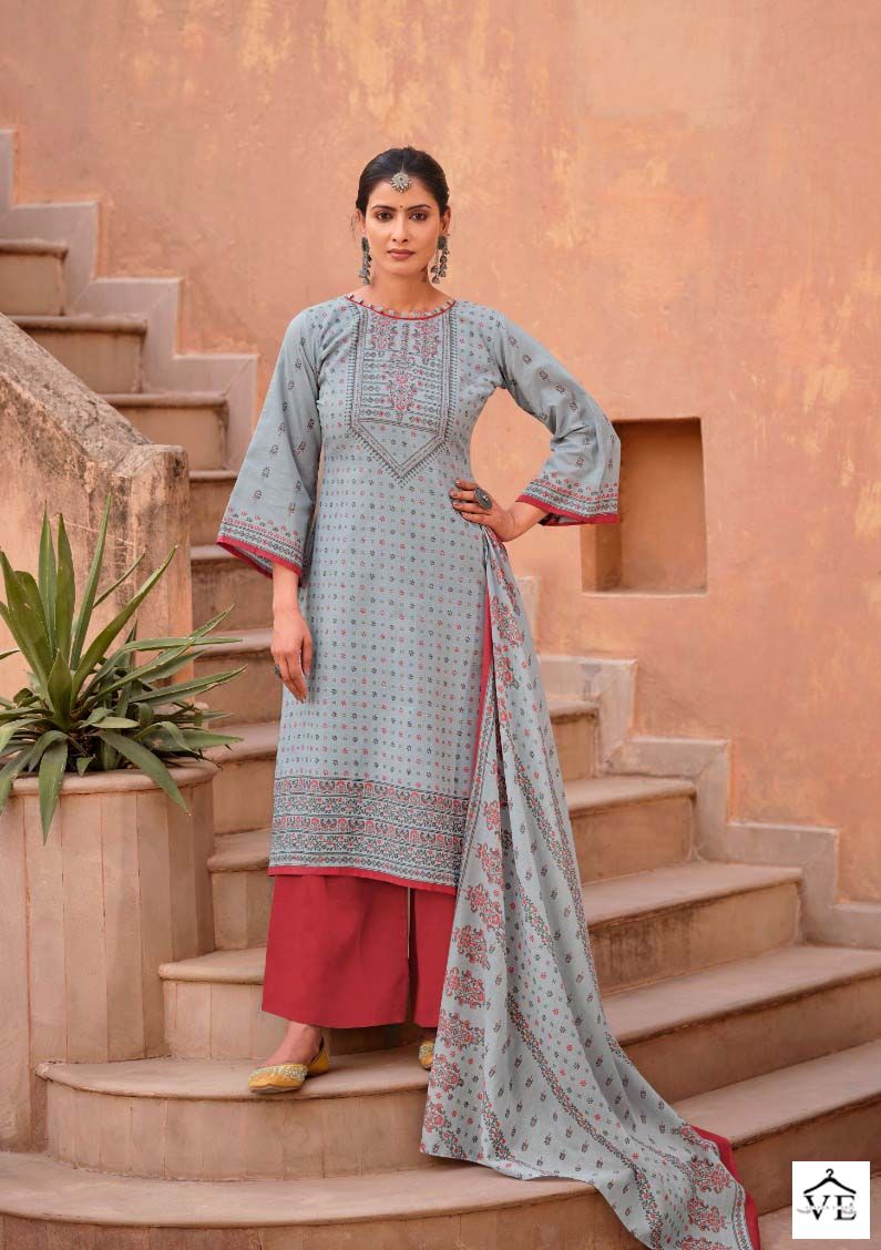 Levisha Sara Cotton Wholesale Salwar Suit Catalog — Wholesale Salwar Suits, Levisha wholesale from Surat — view 8