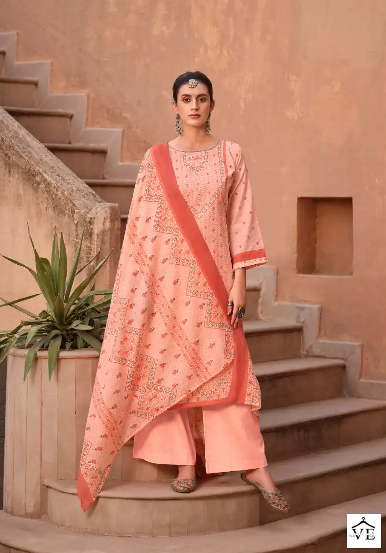 Levisha Sara Pure Cotton Wholesale Salwar Suit Catalog — Wholesale Salwar Suits, Levisha wholesale from Surat - Gallery Image 3